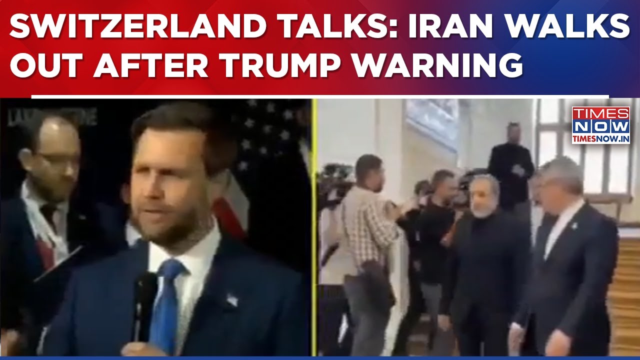 Trump's Warning Rocks Switzerland Talks As Iran Delegation Quits Meeting In Protest