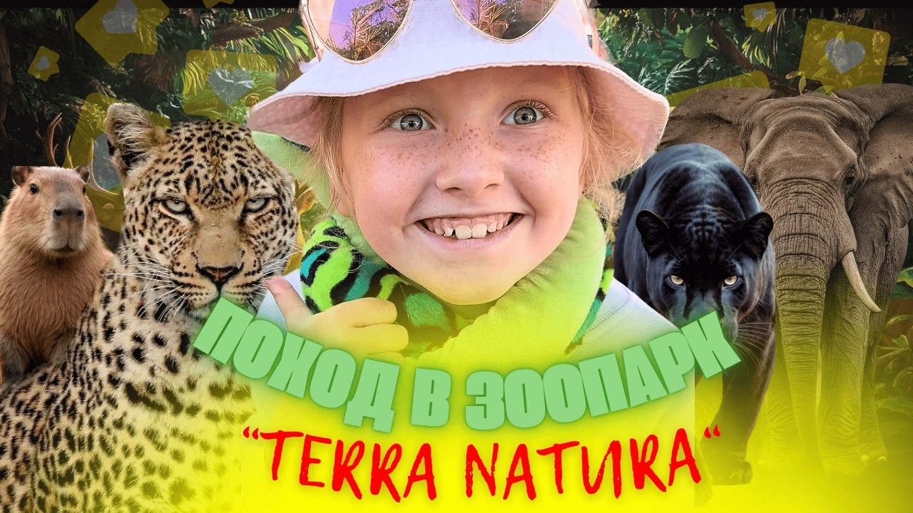 Оливка в мире животных в зоопарке Terra Natura 🐘✨