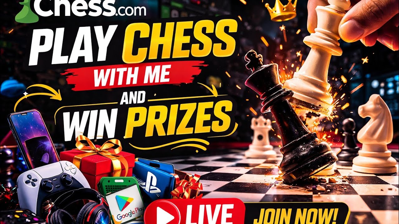 Play chess with me and win prices