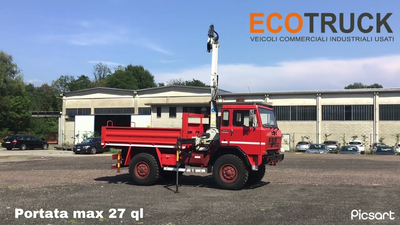IVECO 4x4 ACM 80 con gru