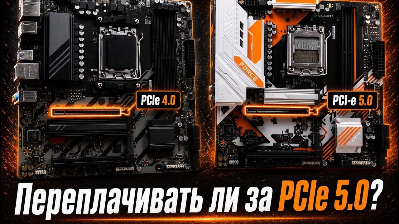 PCIe 5.0 vs PCIe 4.0 в играх. Когда стоит доплатить?