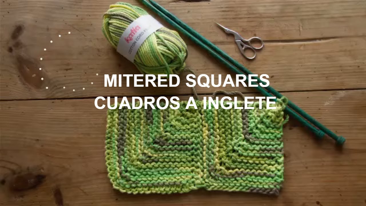 Cuadrados en Inglete &middot; Mitered Squares &middot; Carr&eacute;s &agrave; onglets