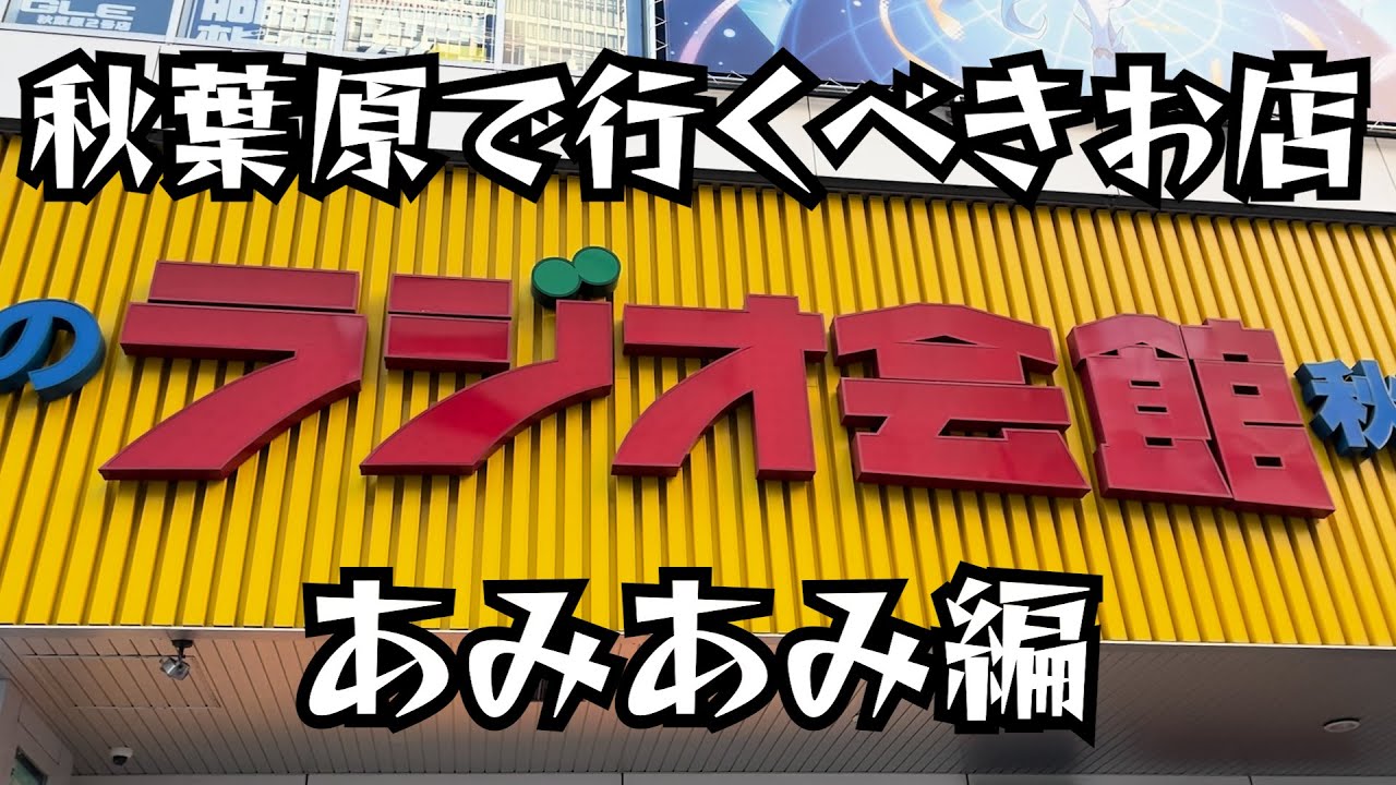 秋葉原で行くべきお店紹介 あみあみ編