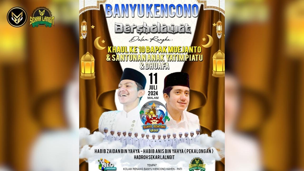 BANYU KENCONO PATI BERSHOLAWAT BERSAMA HABIB ZAIDAN BIN HAIDAR BIN UMAR BIN YAHYA