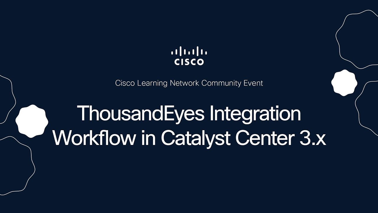 ThousandEyes Integration workflow in Catalyst Center 3.x