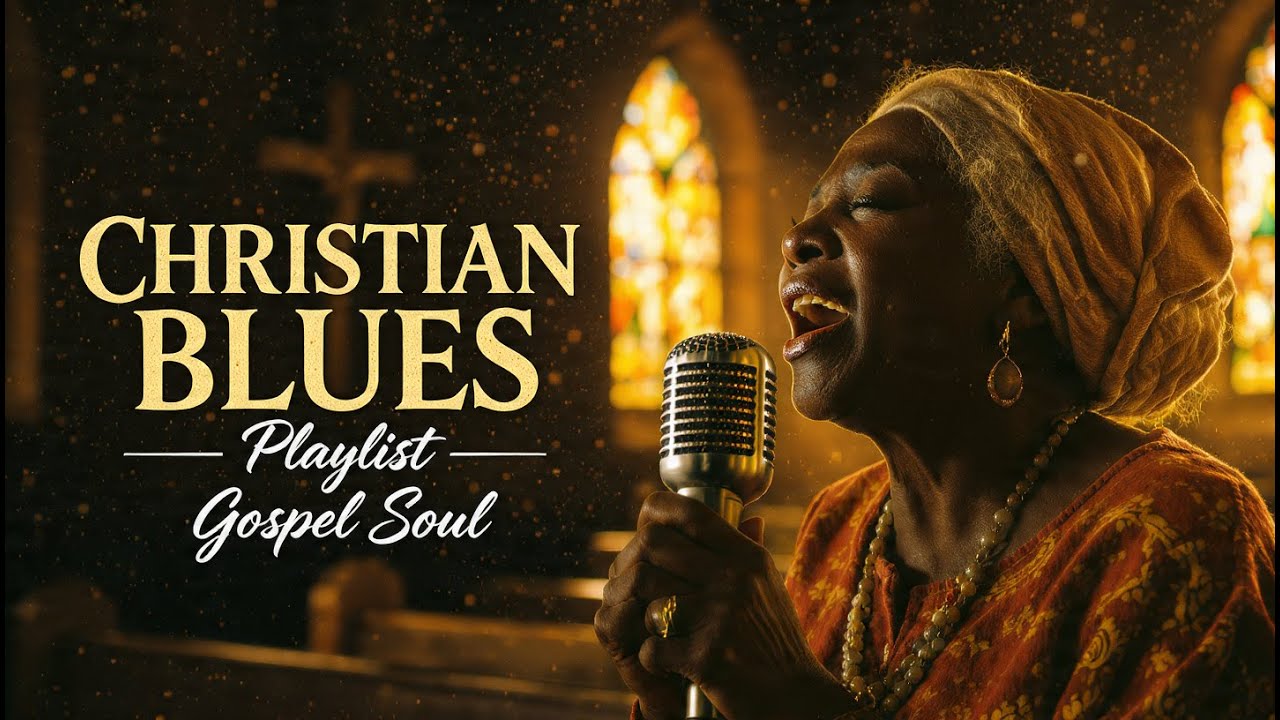 Gospel Blues Sanctuary –Faith Through the Fire | Deep Soulful Christian Blues for Healing & Strength