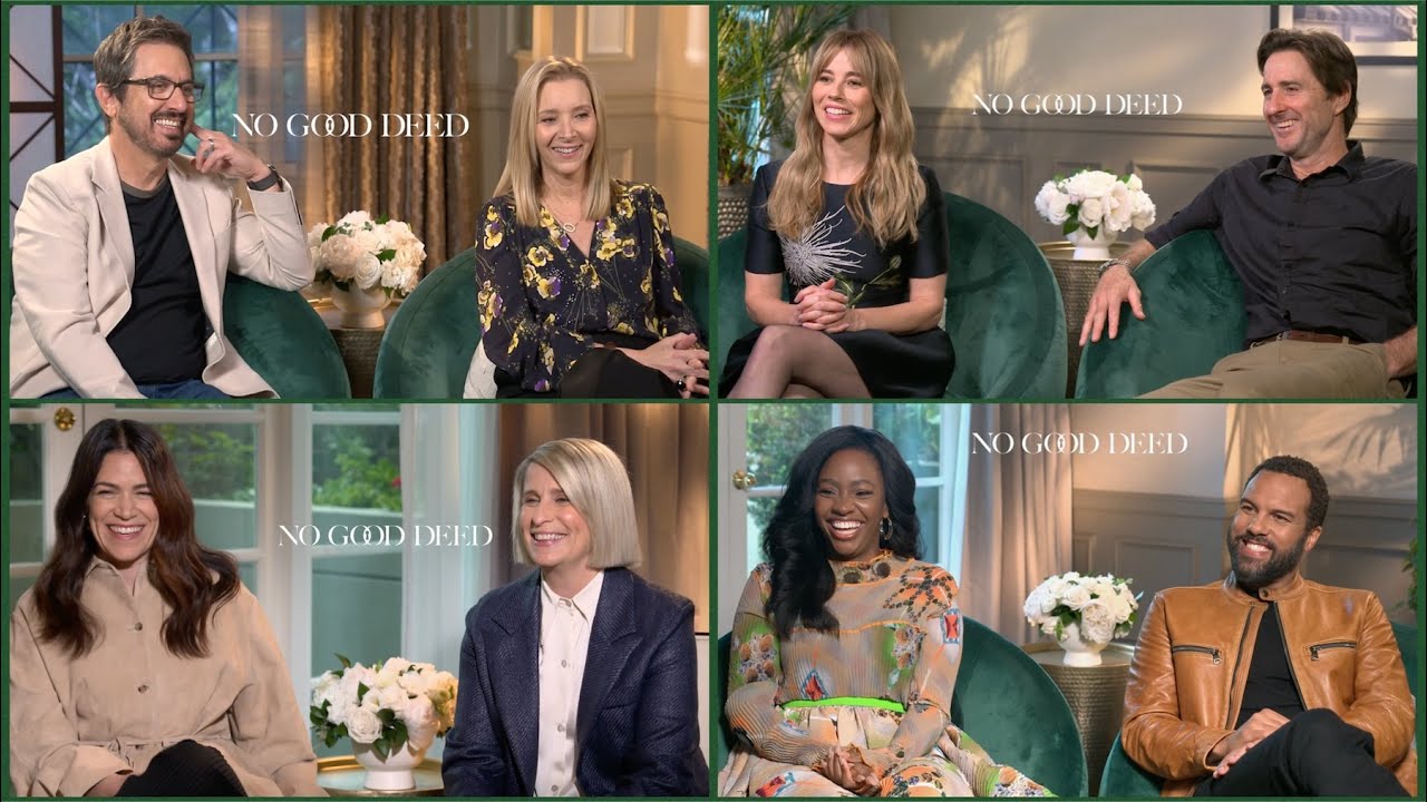 NO GOOD DEED Cast Interview! Ray Romano, Lisa Kudrow, Linda Cardellini, Luke Wilson, Teyonah Parris