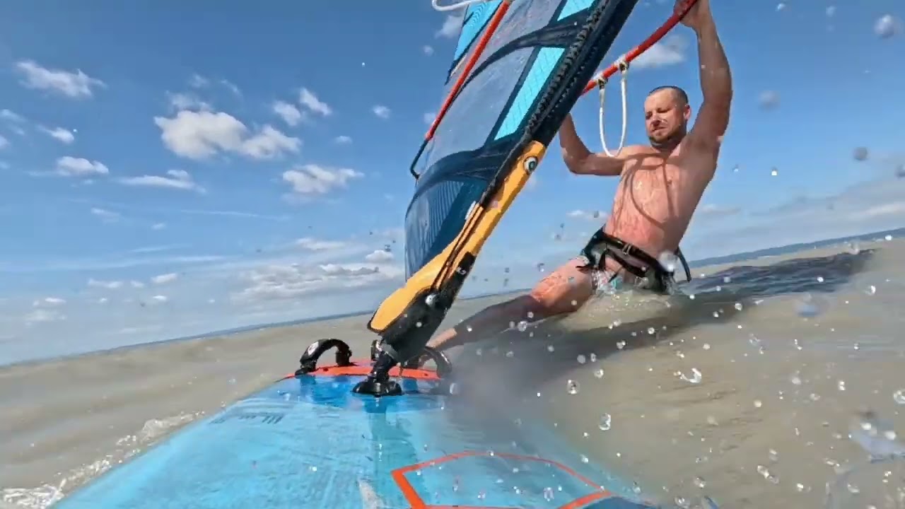 Windsurfing on neusiedler see 2025 Tabou 3s 117l, NP Speedster 6.7