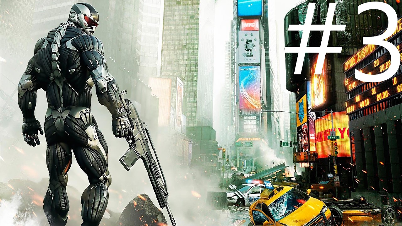 Crysis 2 : Veteran part3 No Commentary (round7)