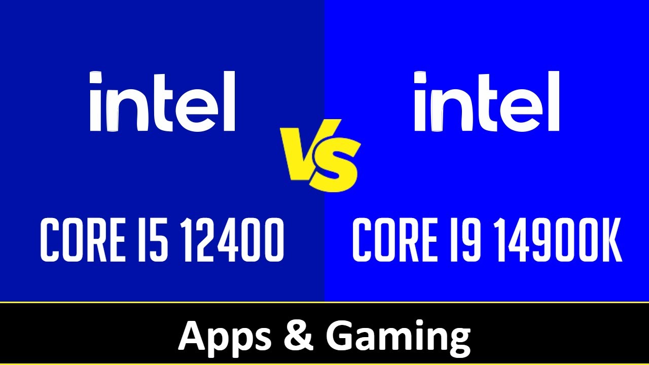 CORE I5 12400 vs CORE I9 14900K