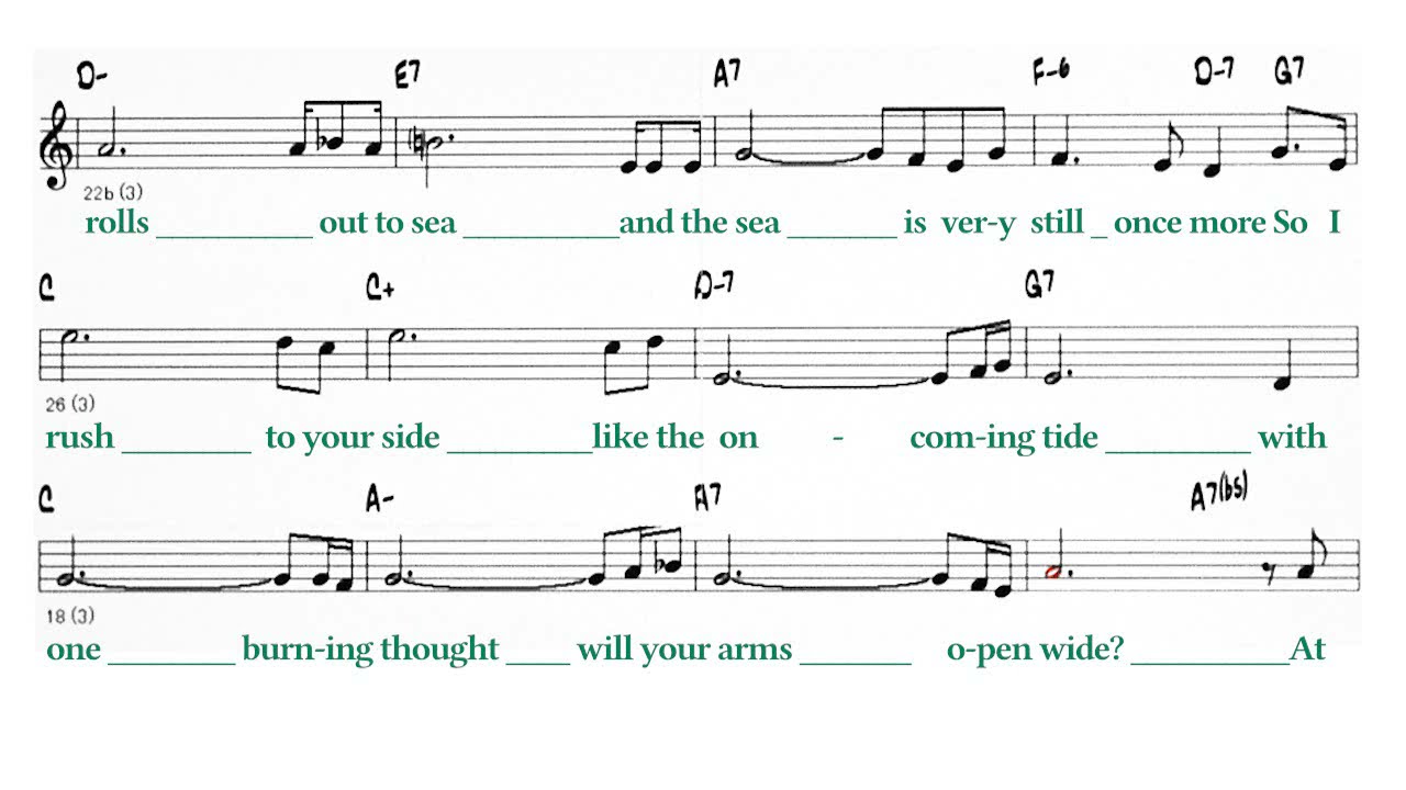 Ebb Tide - ( C Instrument ) Reference