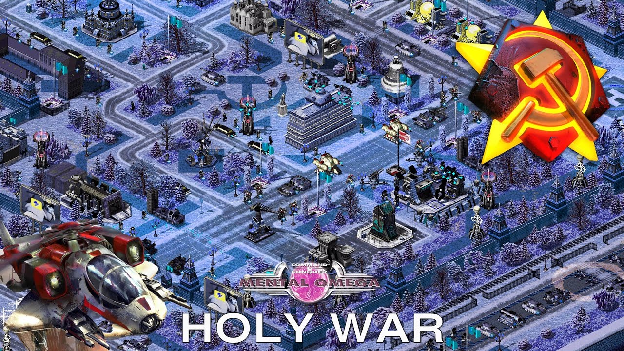 Red Alert 2 | Mental Omega 3.3.6 - Foehn Rising Series - Soviet Fan Mission - Holy War