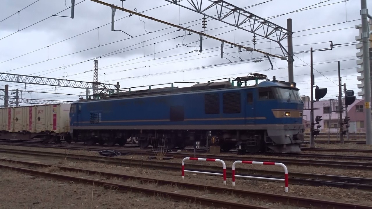 2026.03.14 貨物列車（4094列車）秋田駅到着
