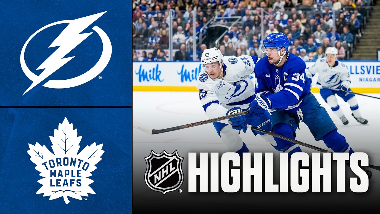 Lightning vs. Maple Leafs | NHL Highlights | March 07, 2026
