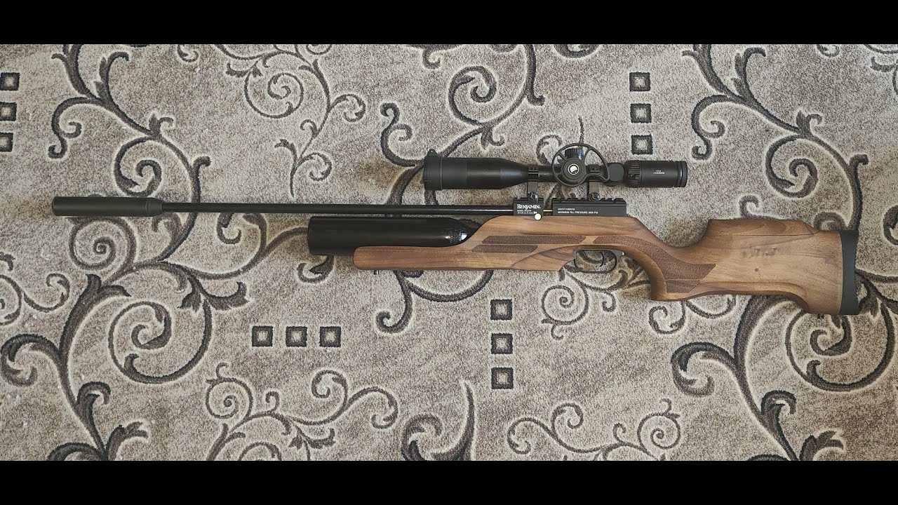 Benjamin Kratos 6,35 мм..   Сборка, отстрел на плато.