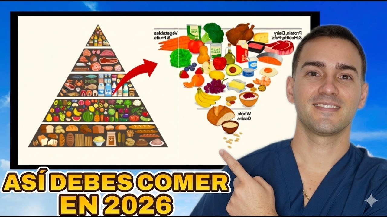 Médico REACCIONA a la NUEVA Pirámide Nutricional