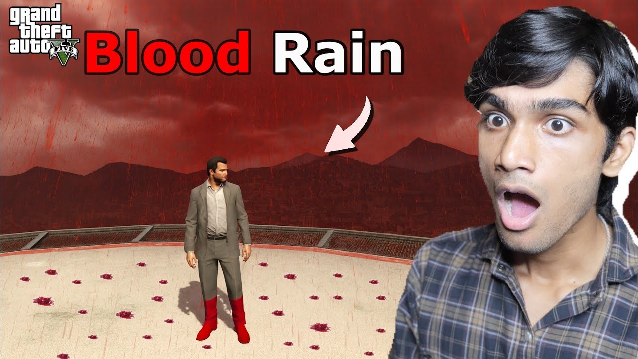 Blood Rain Exists In GTA V ? 