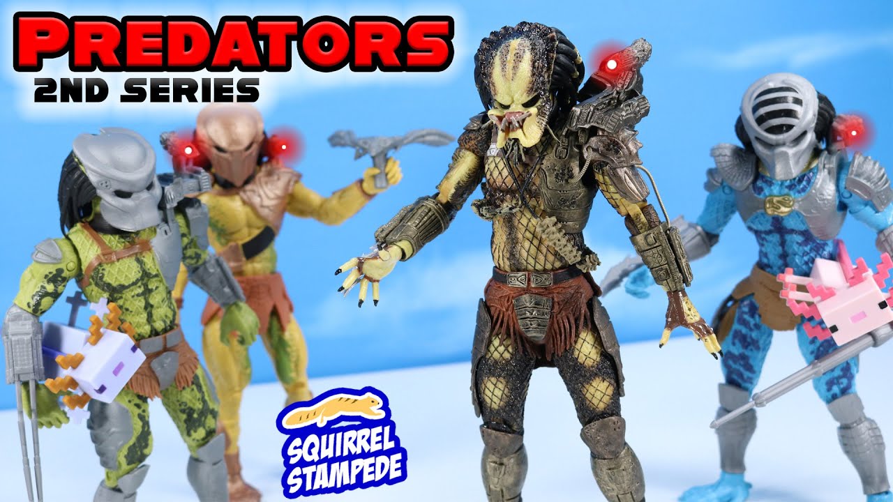 Predator Collection Action Figures 2nd Lanard Series vs NECA Review!