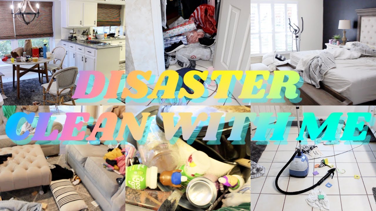 *NEW* COMPLETE DISASTER CLEAN WITH ME! EXTREME CLEANING MOTIVATION! CLEAN ORGANIZE & DECLUTTER! SAHM