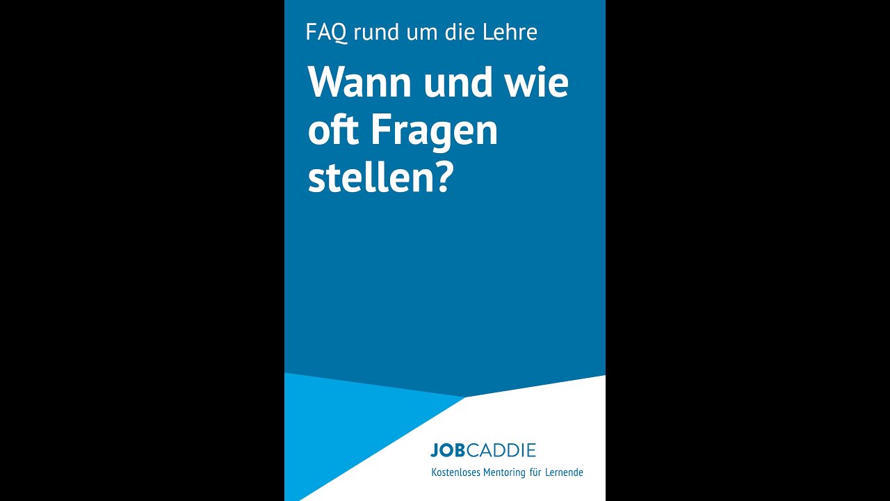Wann und wie oft Fragen stellen?