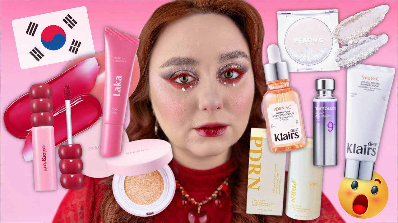 PEACH C КУШОН ДЛЯ ЖИРНОЇ ШКІРИ, ХАЙЛАЙТЕРИ | Colorgram Fruity Glass Tint | НОВЕНЬКИЙ ДОГЛЯД