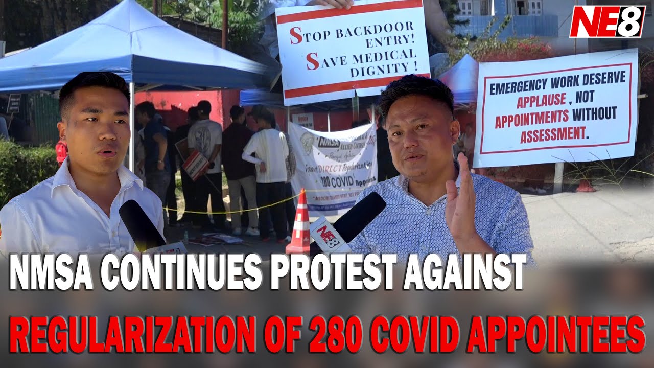 NMSA CONTINUES PROTEST AGAINST REGULARIZATION OF 280 COVID APPOINTEES