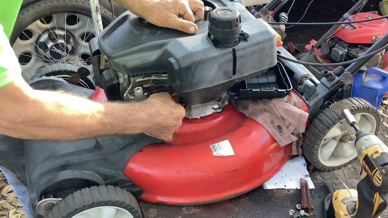 Happy Thursday.!!!  2018 MTD/Zongshen Self Propelled Lawn Mower for $10.  Time to move parts around.