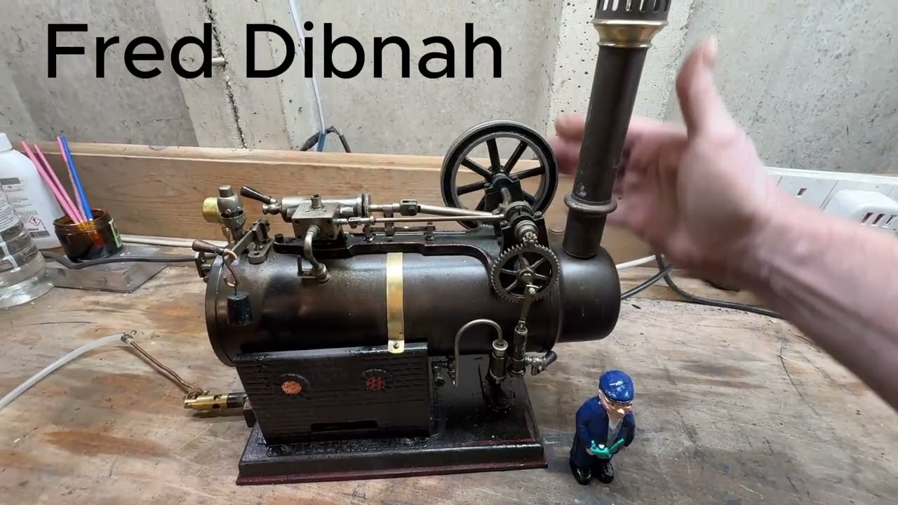 Josef Falk 456 Overtype Steam Engine Run Time What a Beautiful Old Machine