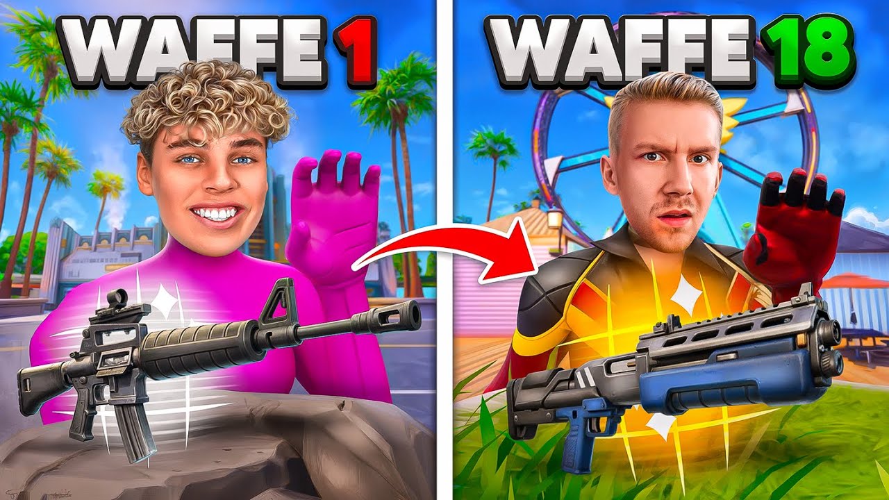 Das EXTREM GUN GAME BATTLE in FORTNITE! ⚔️