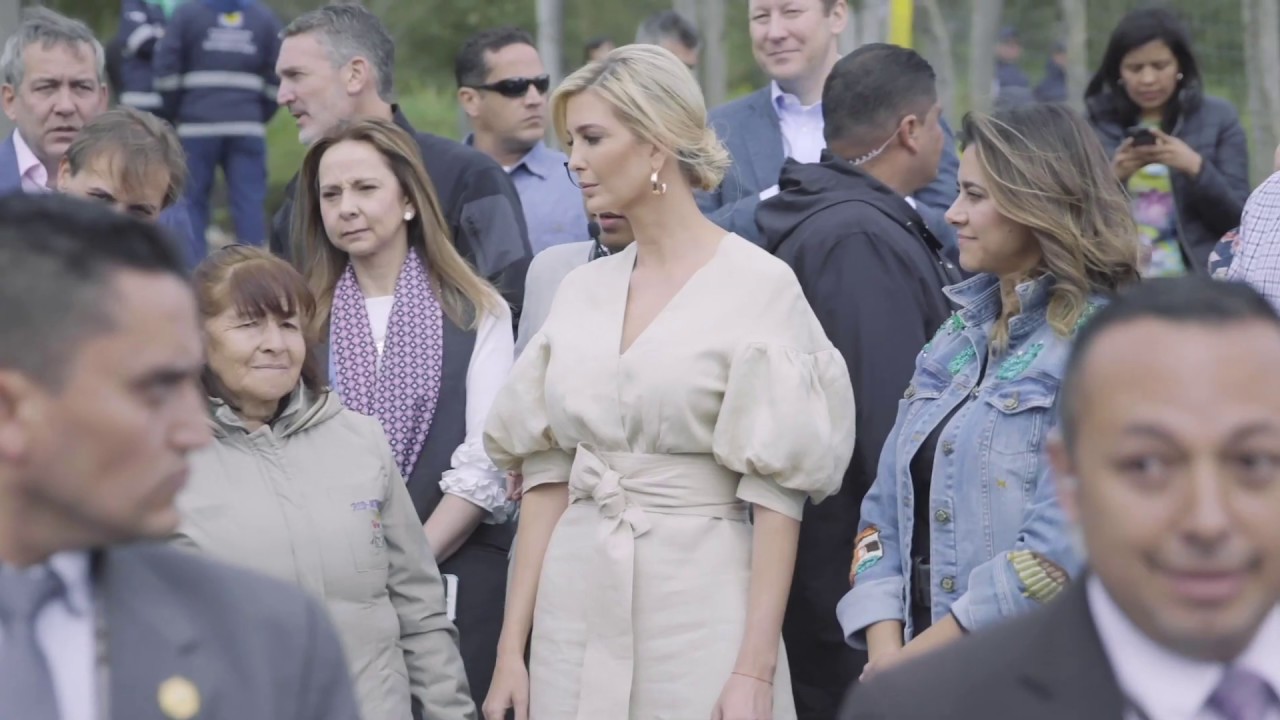 Ivanka Trump Tours a Women-Owned Strawberry Farm in Columbia