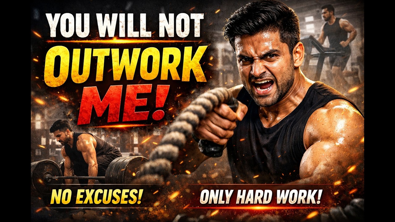 YOU WILL NOT OUTWORK ME
