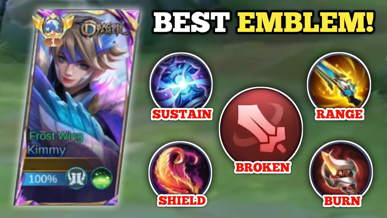 KIMMY NEW EMBLEM + NEW BUILD 2026! (mythical honor!💀) BUILD TOP 1 GLOBAL KIMMY -MLBB