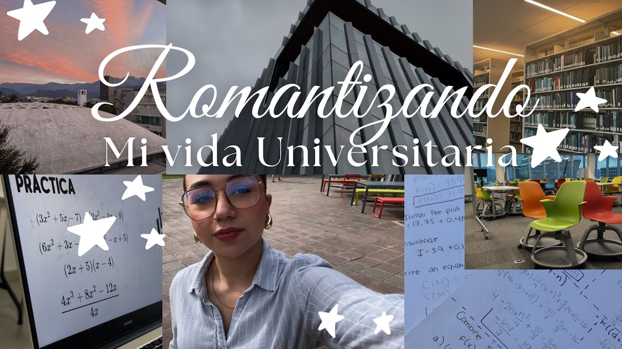 Romantizando mi vida universitaria (una semana conmigo) #tecdemonterrey #universidad #vlog