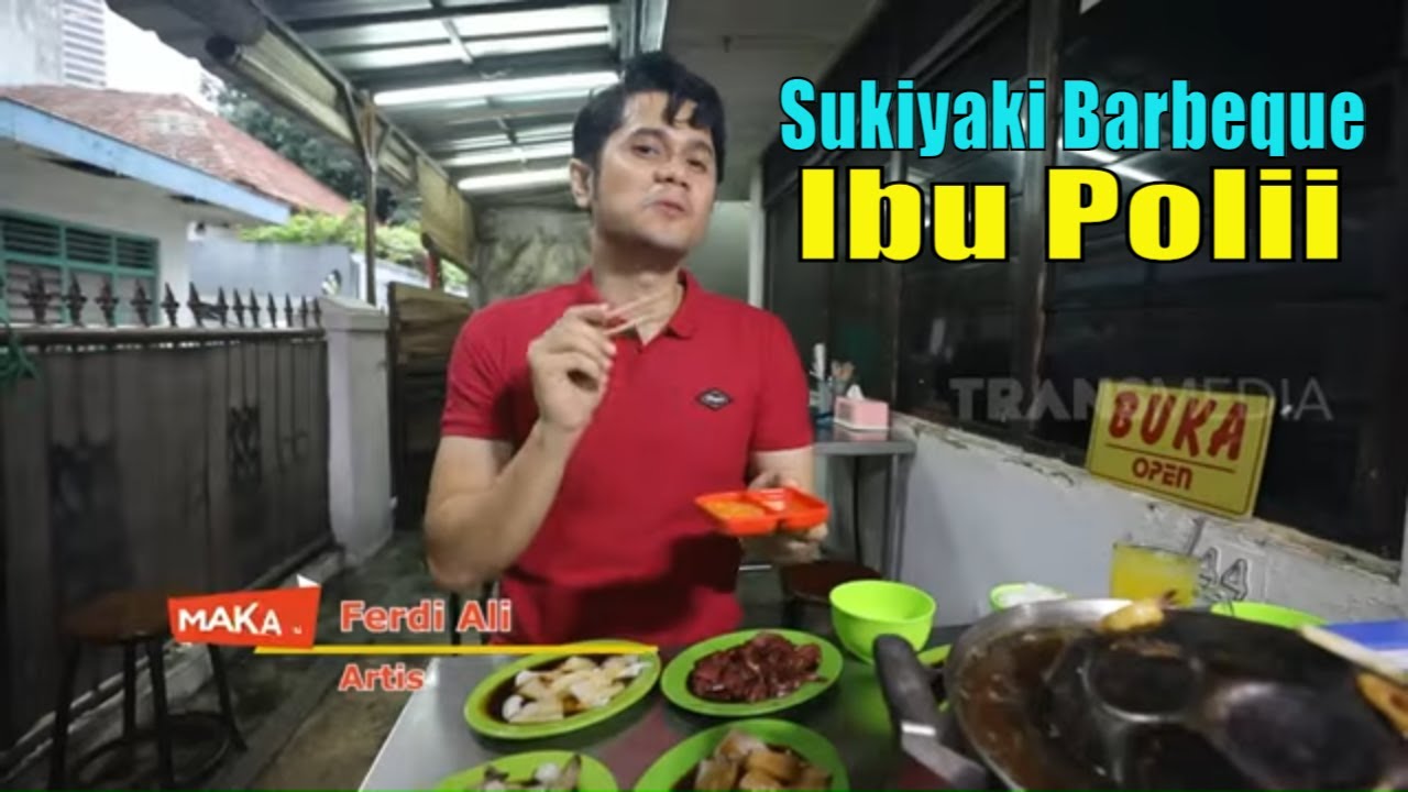Ferdi Ali Penasaran Rasa Sukiyaki Barbeque Ibu Polii | MAKAN RECEH (10/02/21)