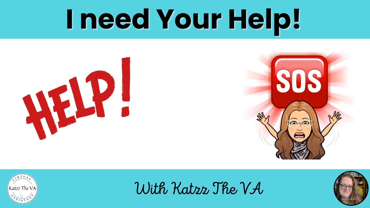 I need your help!
