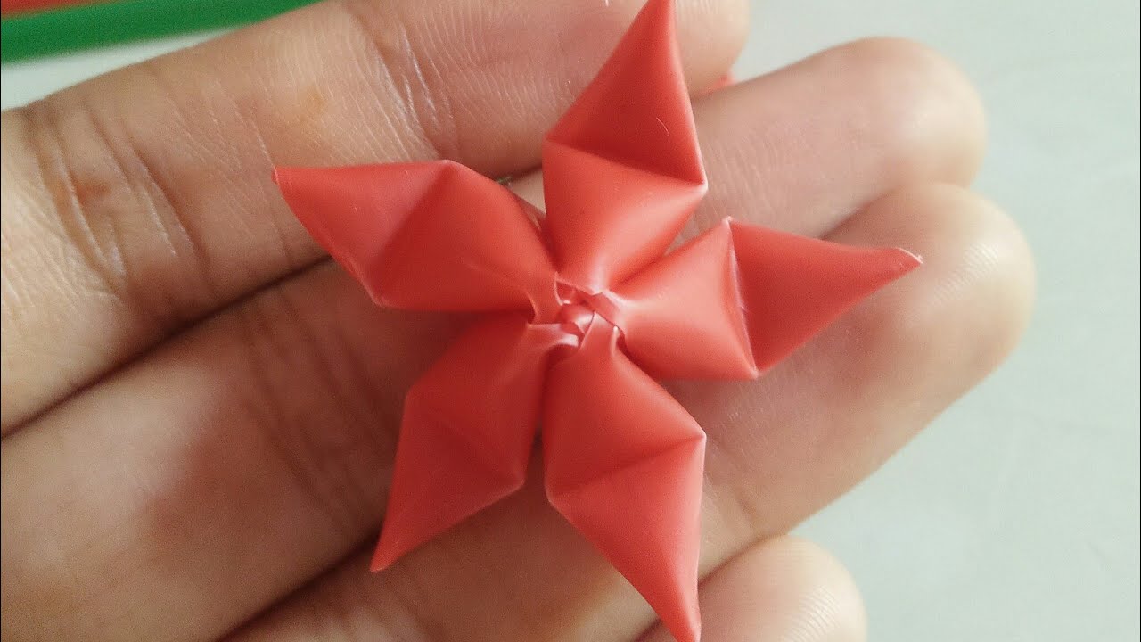 DIY straw craft (2) : how to make flowers with drinking straw step by step.