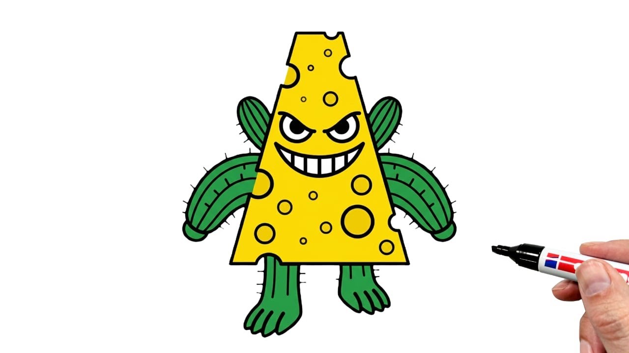 How to Draw Cactus Formaggio