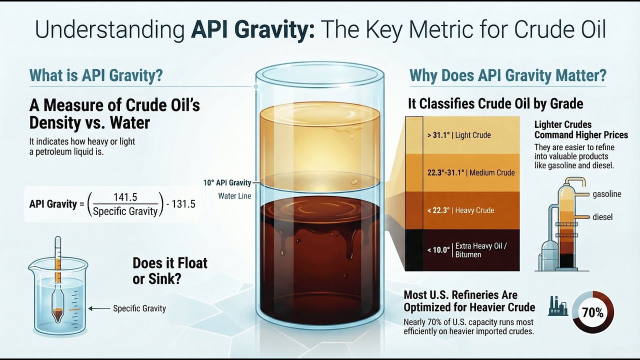 API Gravity | The Key Metric for Crude Oil #science #facts #automobile #crudeoil #mechanical #tech 