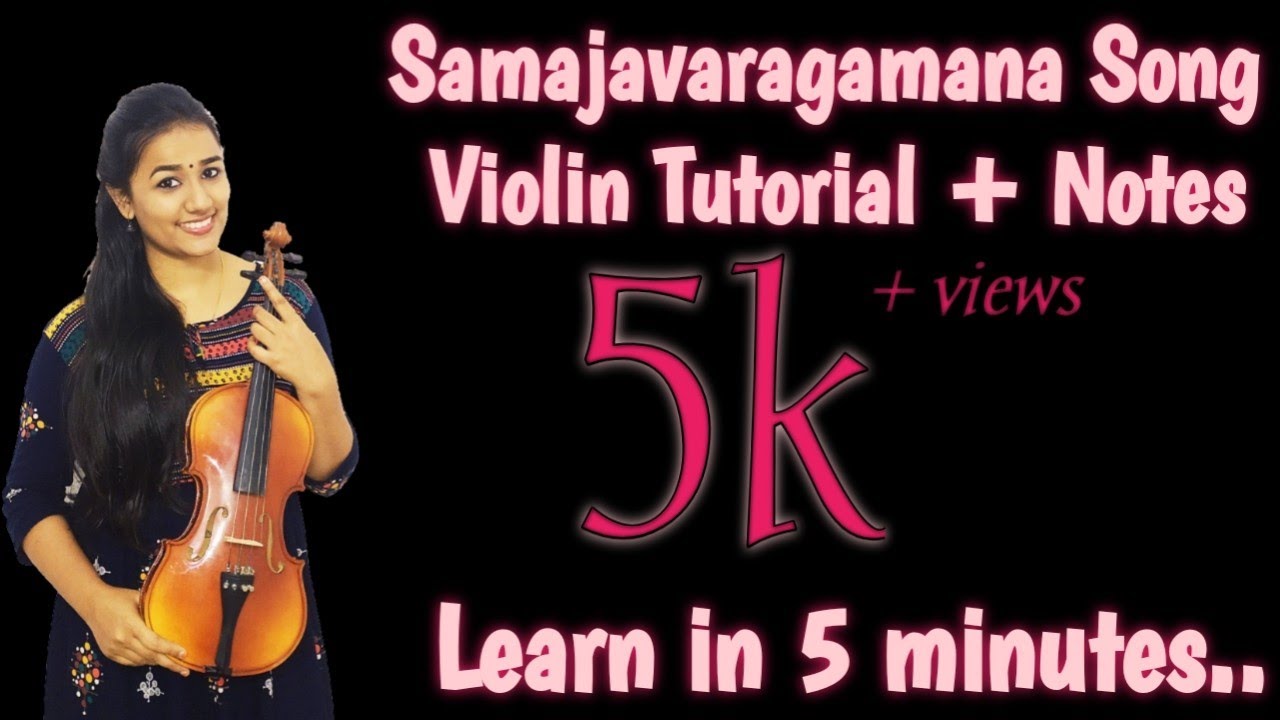 How to play Samajavaragamana on violin | Alavaikundapuramlu | samajavaragamana song
