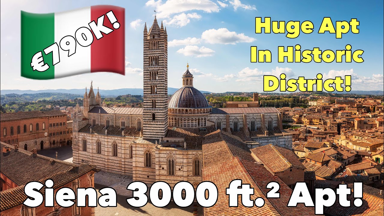 Historic 4-Bedroom Apartment in Siena's Ancient Walls | Steps from Il Campo & Duomo | €790,000