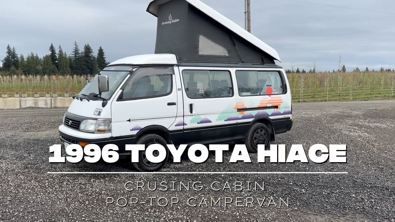 FOR SALE: 1996 Toyota HiAce Cruising Cabin Pop-Top Campervan