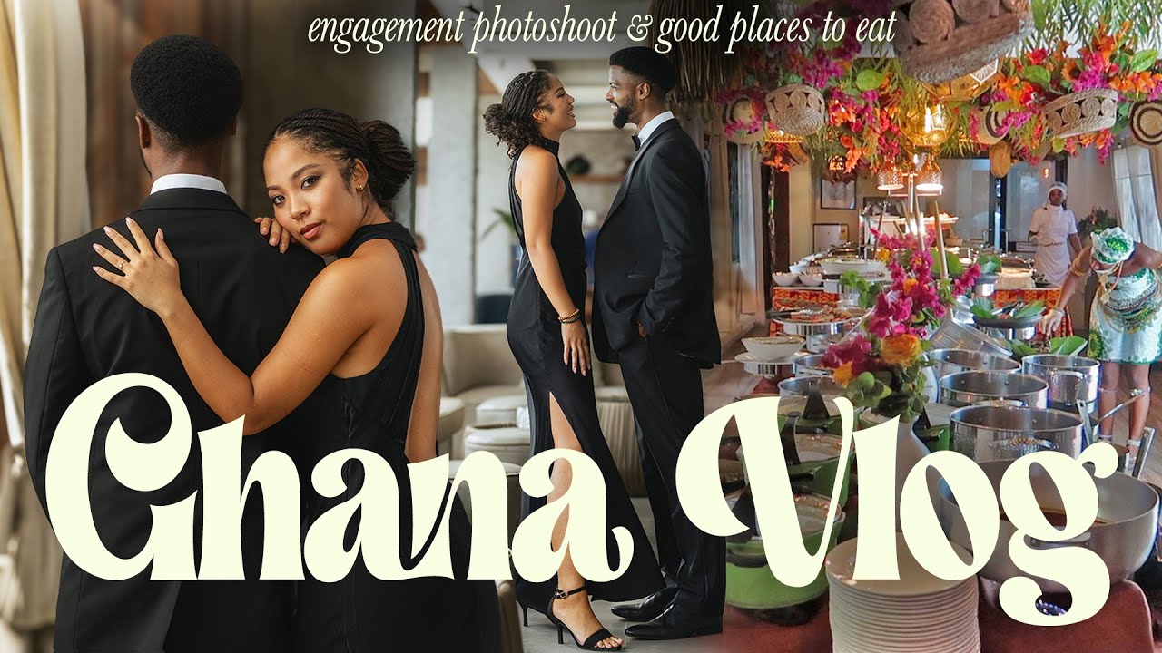 The Ghana Vlog 2025🇬🇭 | Running Errands, Engagement Photoshoot, Delicious Places to Eat 🍽️💛