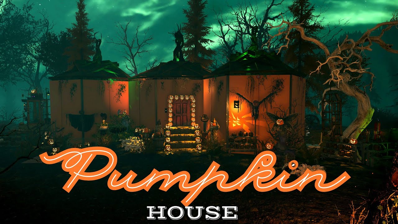 The Pumpkin House | Fallout 76 Halloween Camp Build