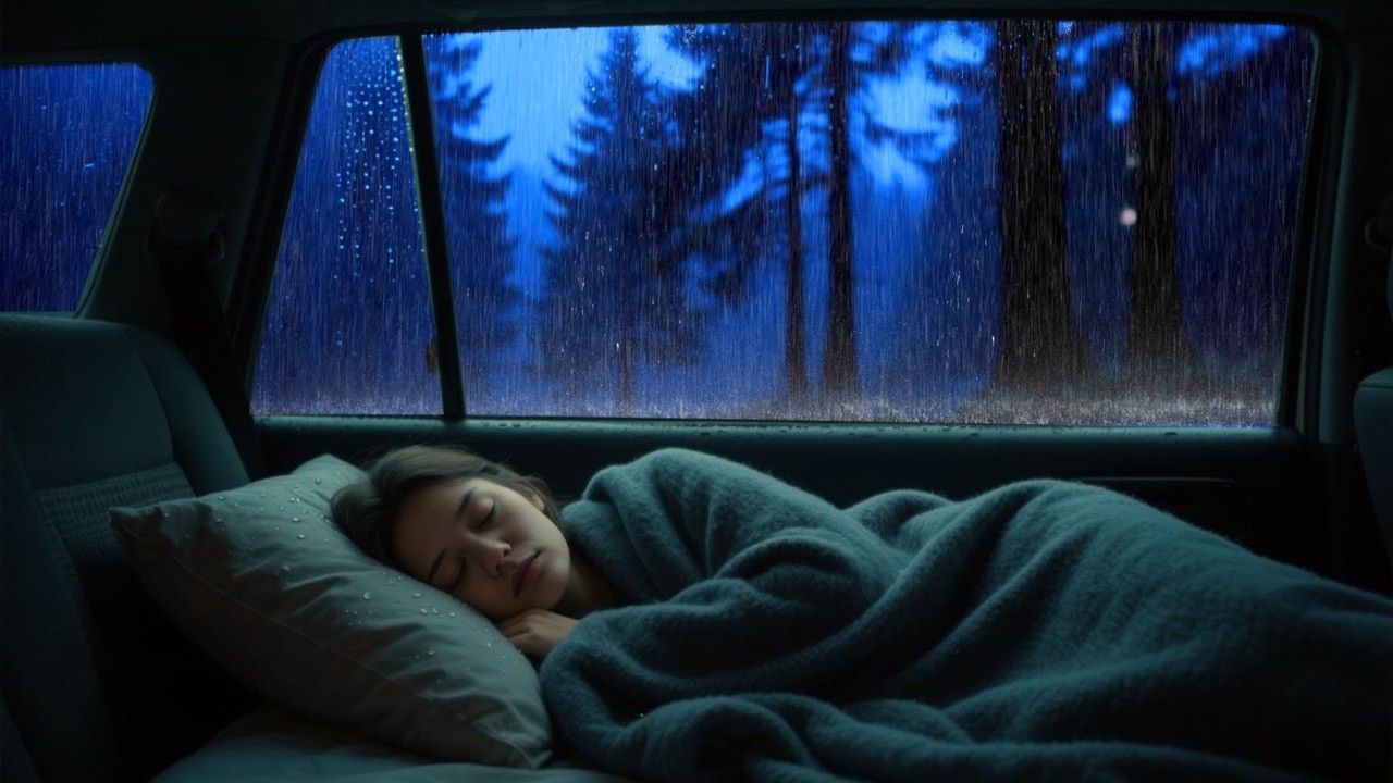 Chuva Calmante no Anoitecer 🌧️ Combate à Insônia e Traz Paz Interior Imediata