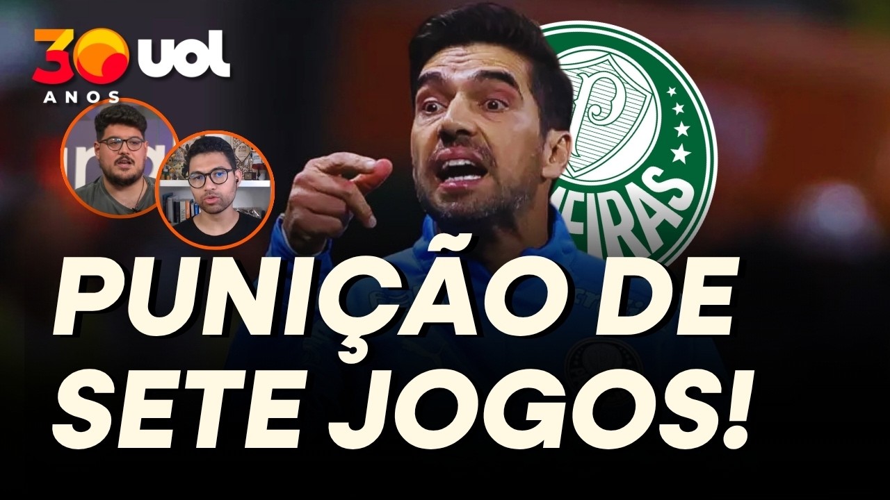 ABEL FERREIRA PEGA 7 JOGOS DE SUSPENS&Atilde;O NO STJD E DESFALCA O PALMEIRAS; VEJA OS DETALHES