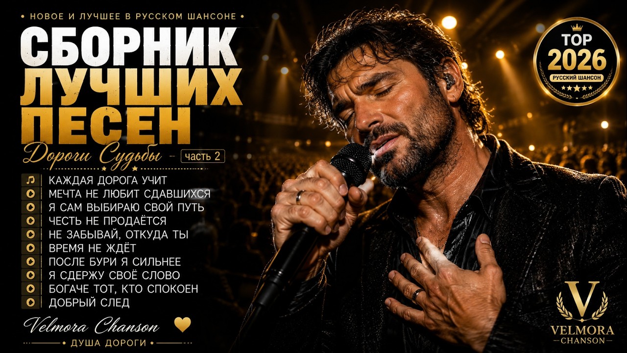 СБОРНИК ЛУЧШИХ ПЕСЕН 2026 🎤 Русский Шансон | Душевные Песни о Судьбе, Надежде и Силе