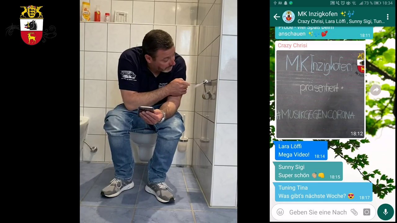 MK Inzigkofen gegen Corona - Klopapierchallenge 2020