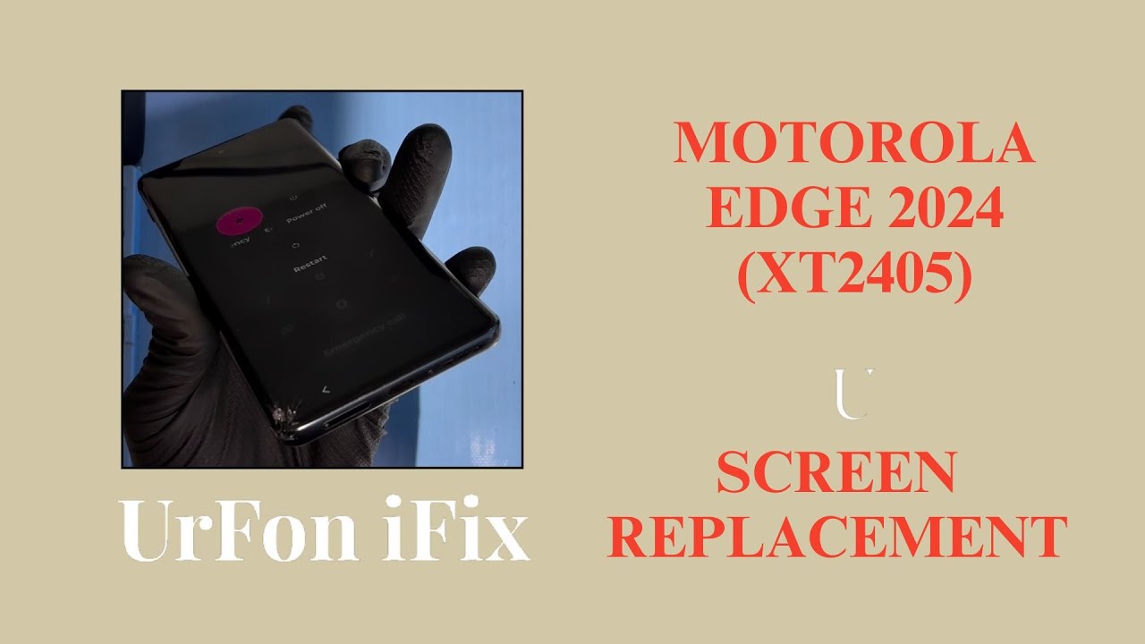 How to repair: Motorola Edge 2024 (XT2405) - Screen Repair