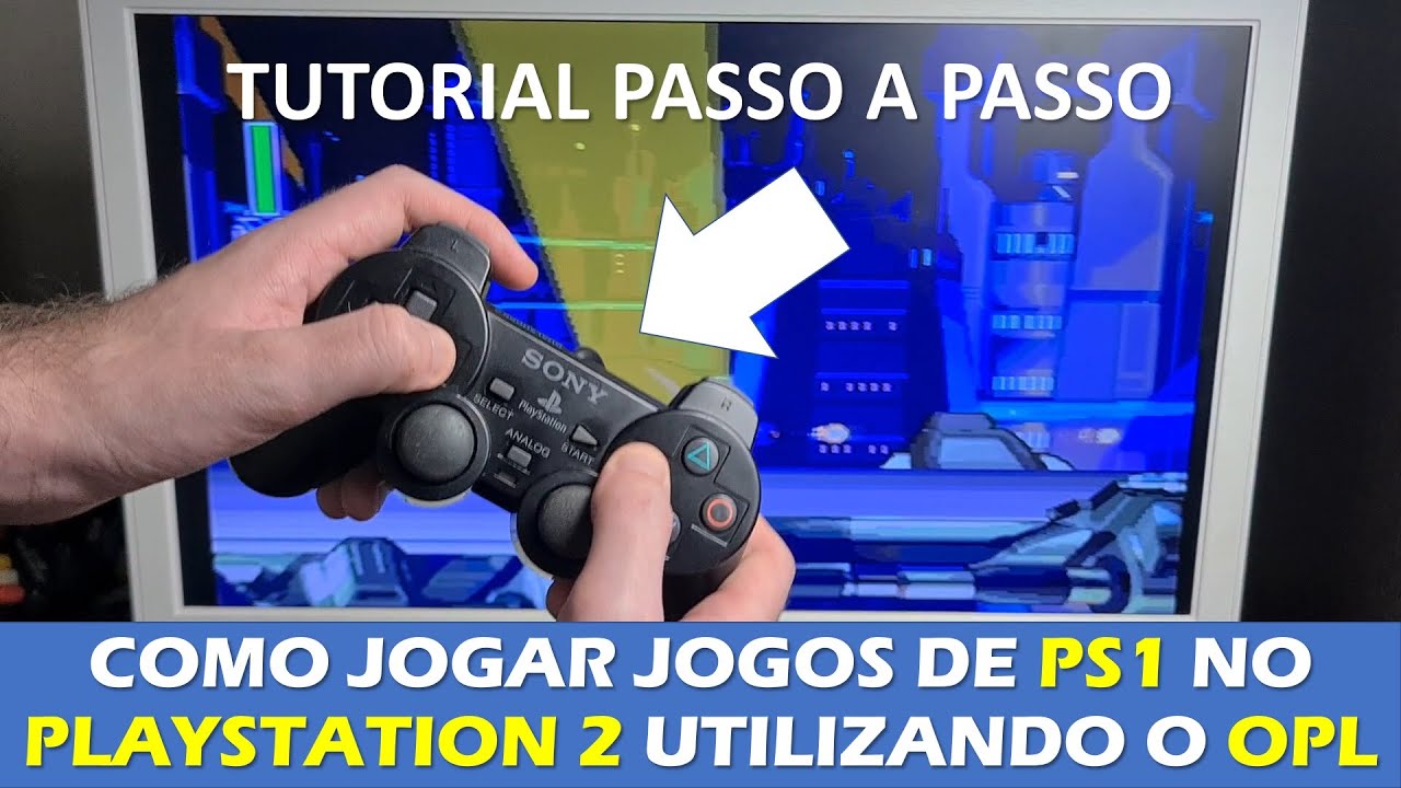 COMO JOGAR JOGOS DE PS1 NO PS2 PELO OPL - TUTORIAL PASSO A PASSO PLAYSTATION 2 - POPSTARTER