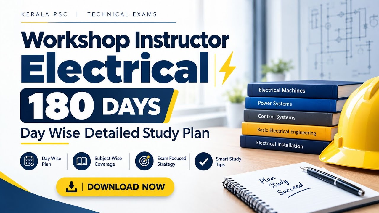 Workshop Instructor Electrical Study Plan| Preparation Strategy| Electrical EduZone 